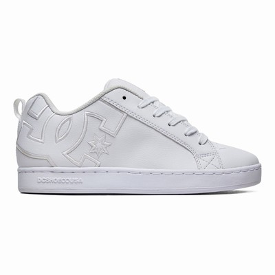 DC Court Graffik Women's White Sneakers Australia Online GLD-981